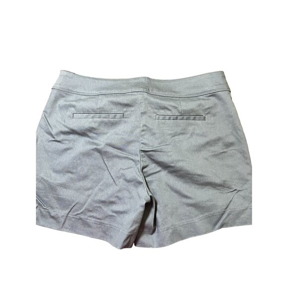 Isaac Mizrahi New York Tailored Button-Detail Shorts Size 8 Navy Blue Sailor - Picture 3 of 4